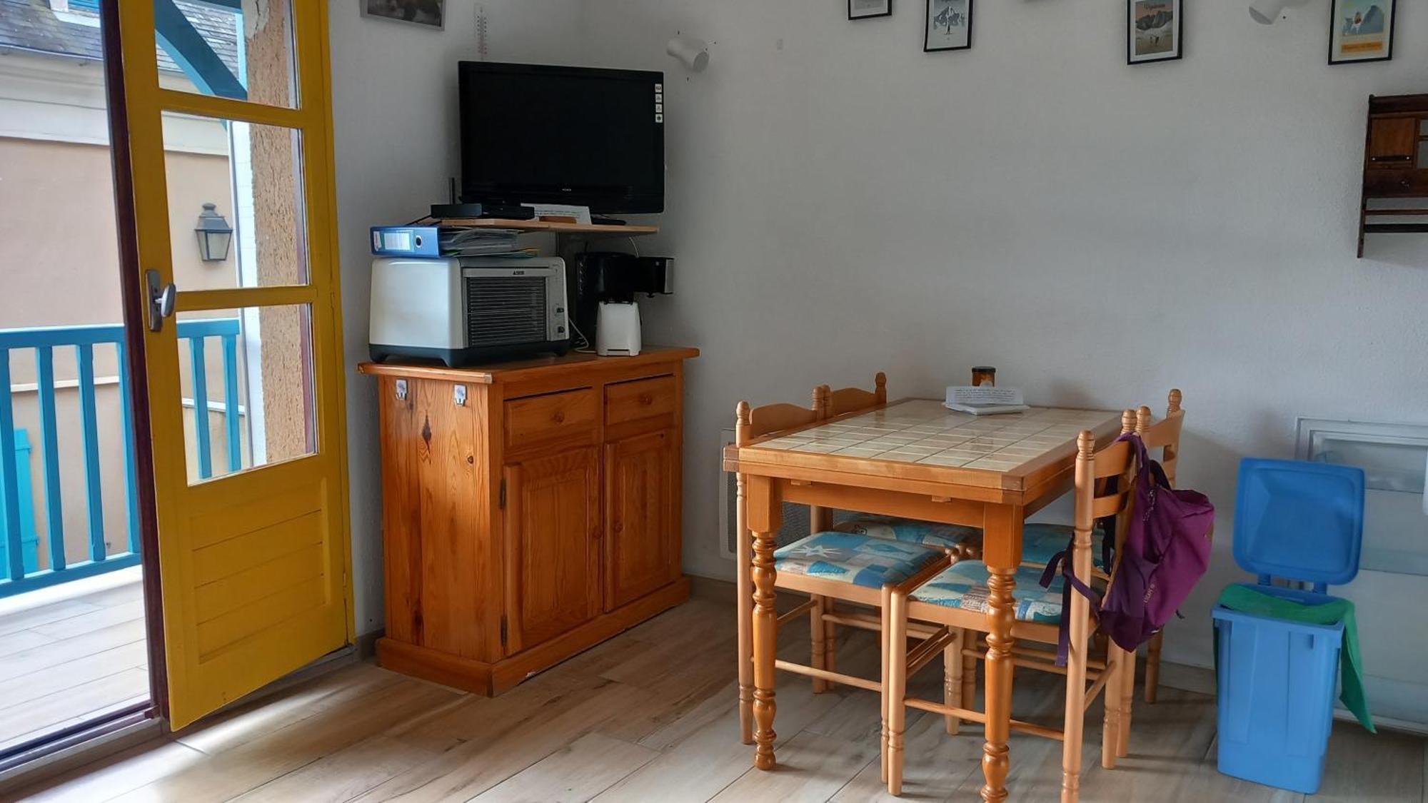 Joli studio avec balcon donnant sur la montagne Sainte-Marie-de-Campan Extérieur photo